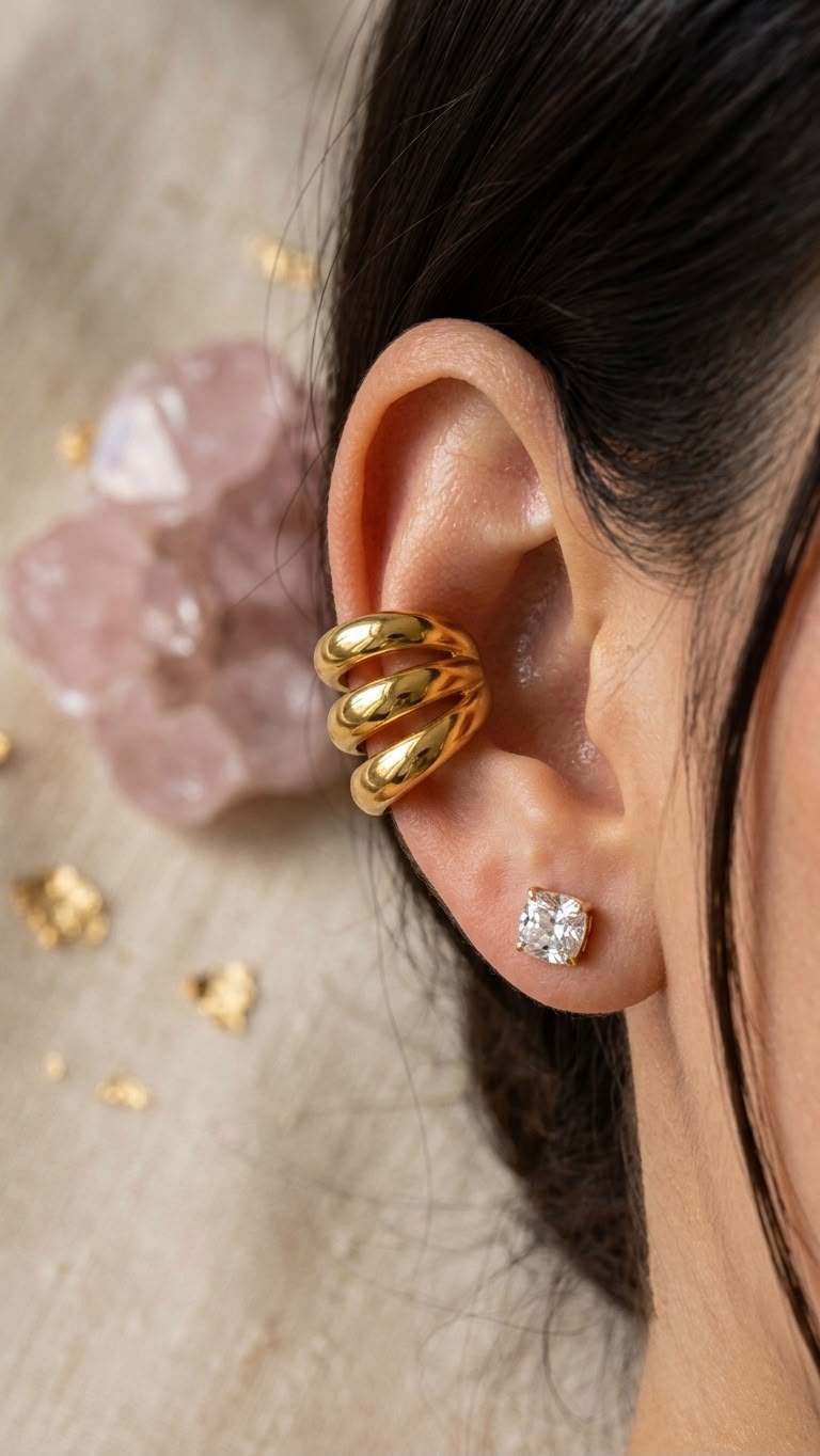 TRIPLE BAND ORBIT CUFF
